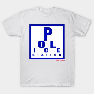 Police Station Sign T-Shirt